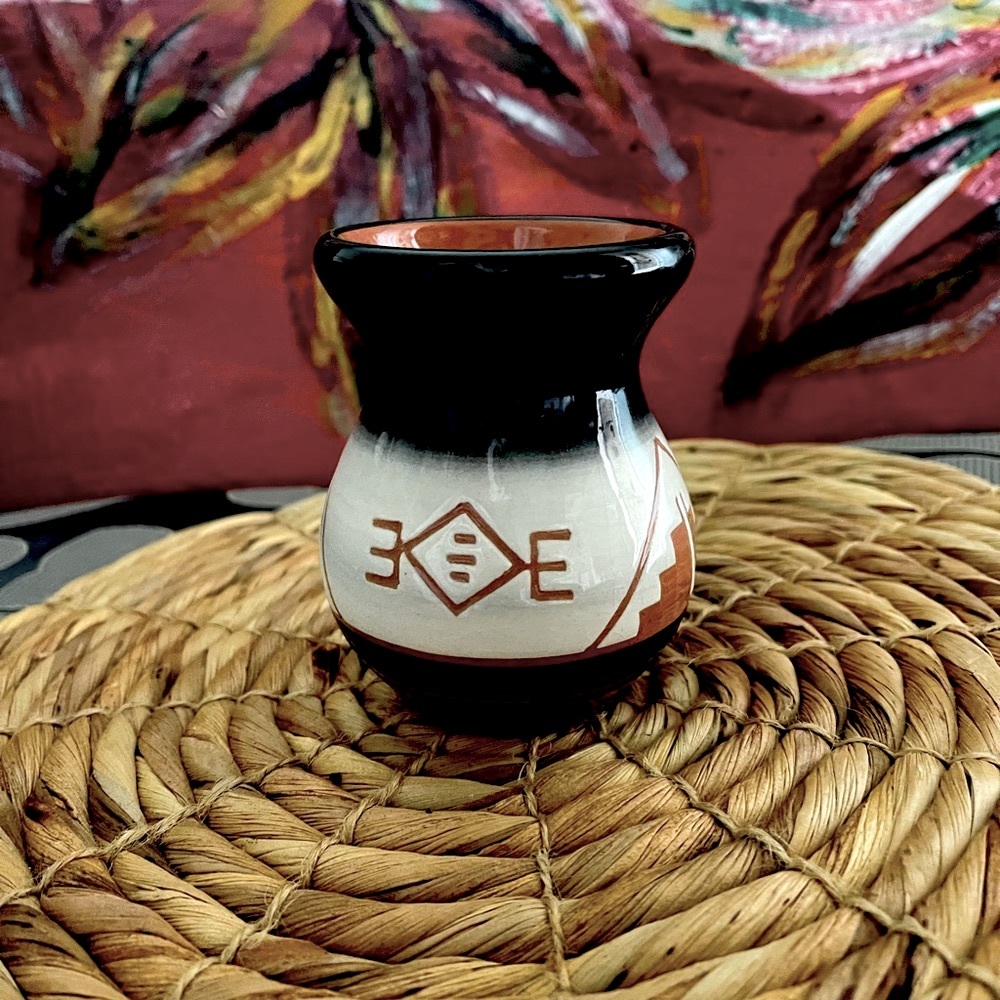 Sioux Indian Small Pottery Vase